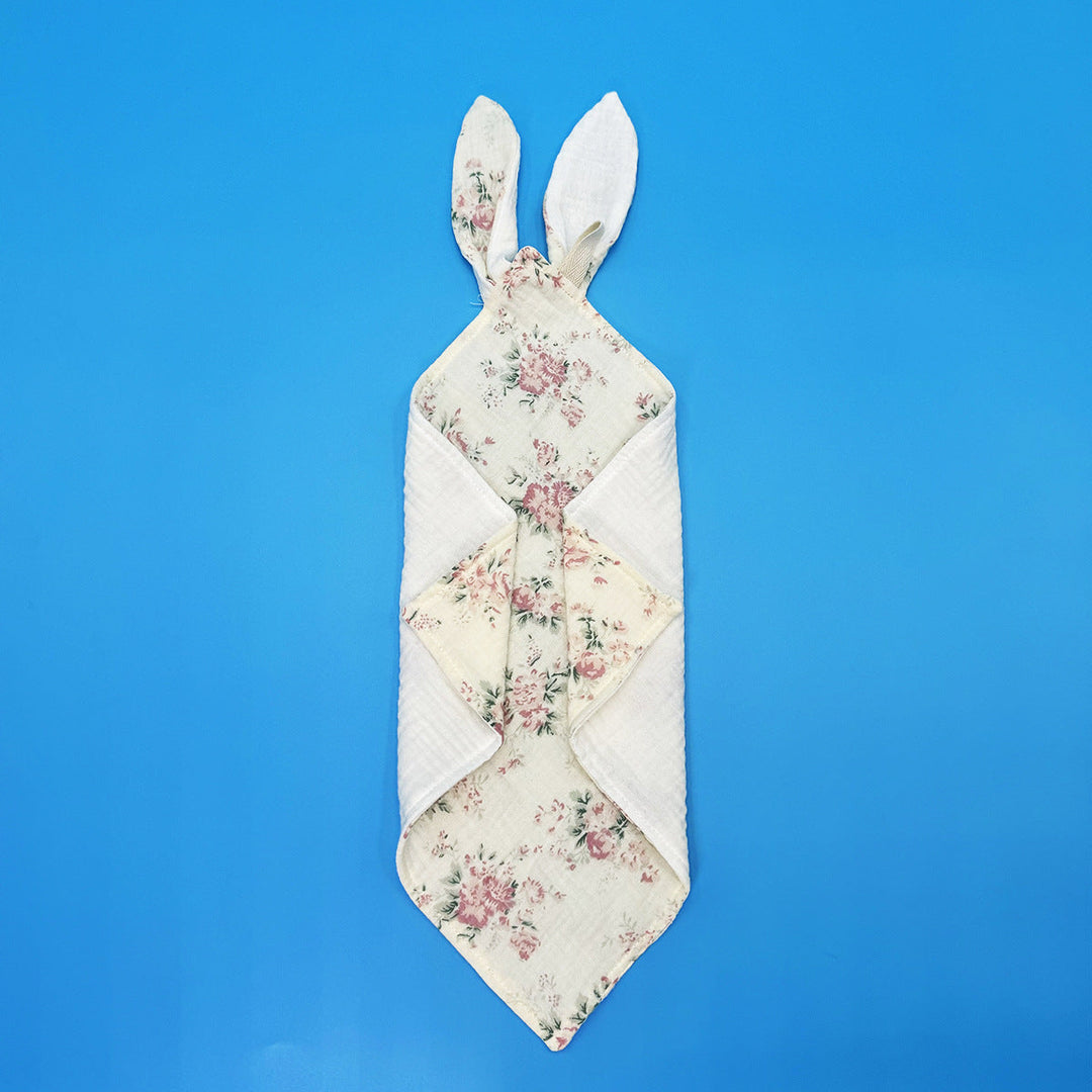 Floral Print Muslin Baby Bib kalsten