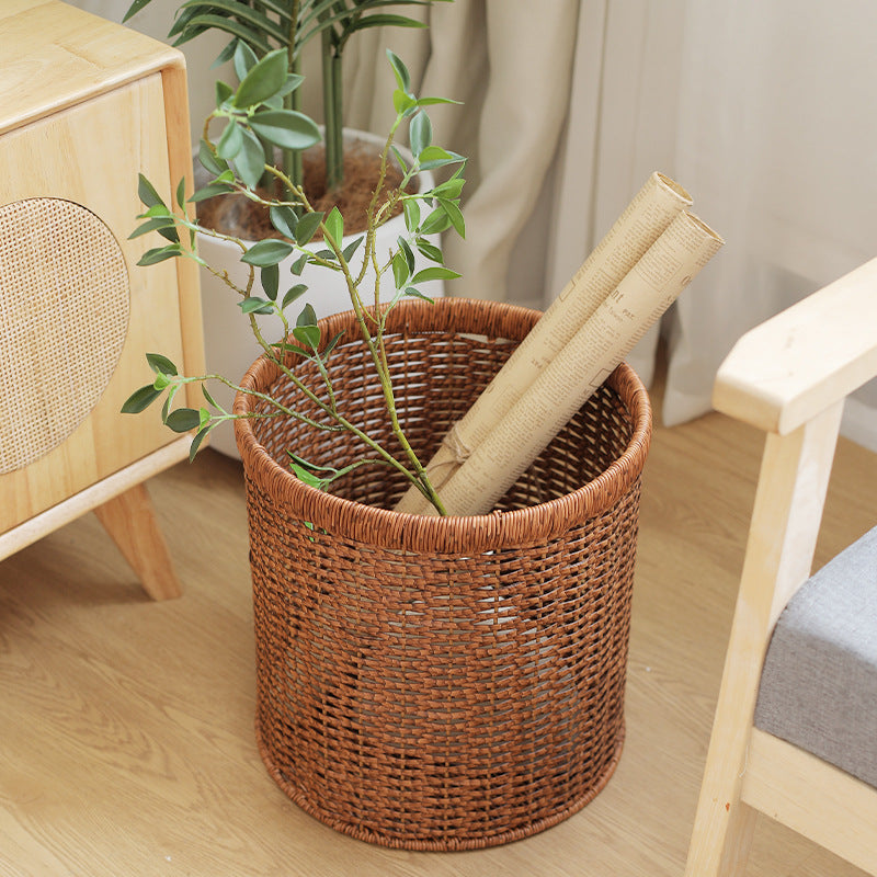 Unisex Handwoven Storage Container Made of Natural Material Kalsten