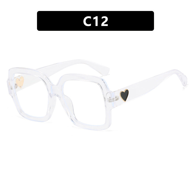 Women's square sunglasses with playful heart detail Kalsten
