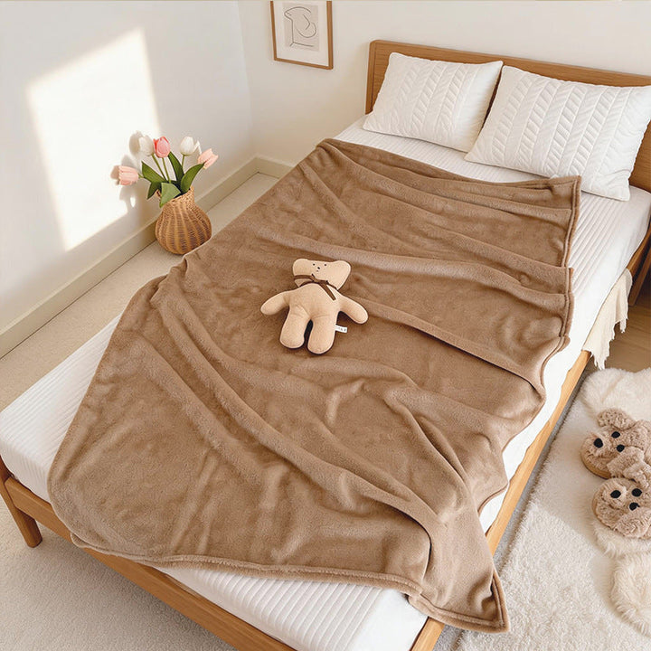 Ladies Cozy Microfiber Throw Blanket Kalsten