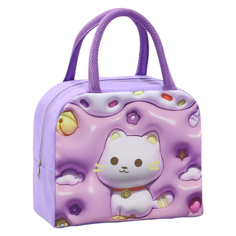 Insulated cooler bag with cute cat design Kalsten