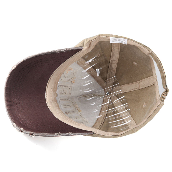 Men's Distressed Graphic Adjustable Baseball Cap Kalsten
