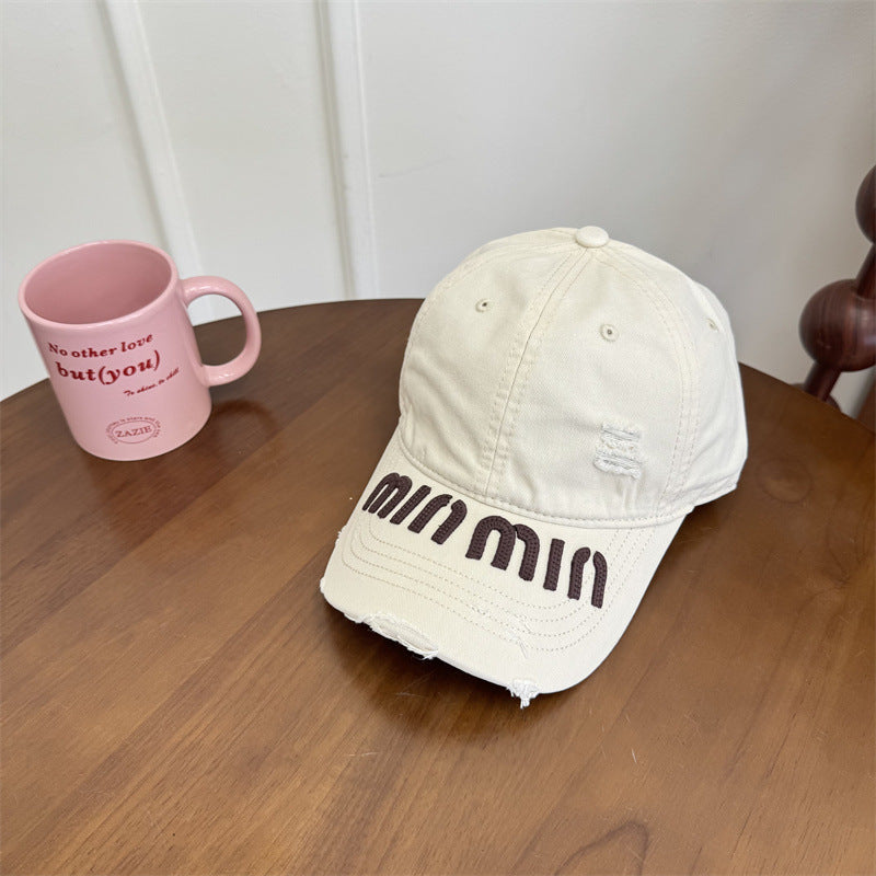 Women's Distressed Graphic Baseball Cap Kalsten