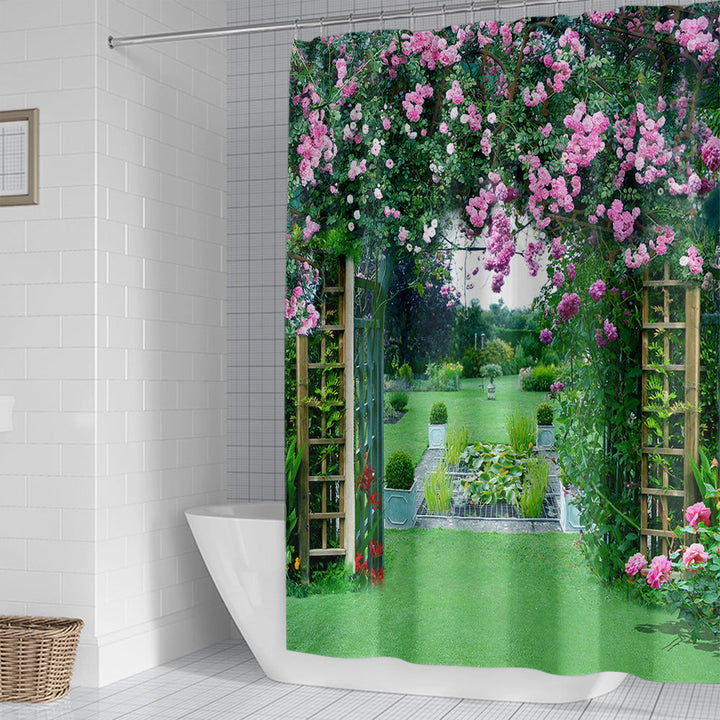 Garden Oasis Shower Curtain Kalsten