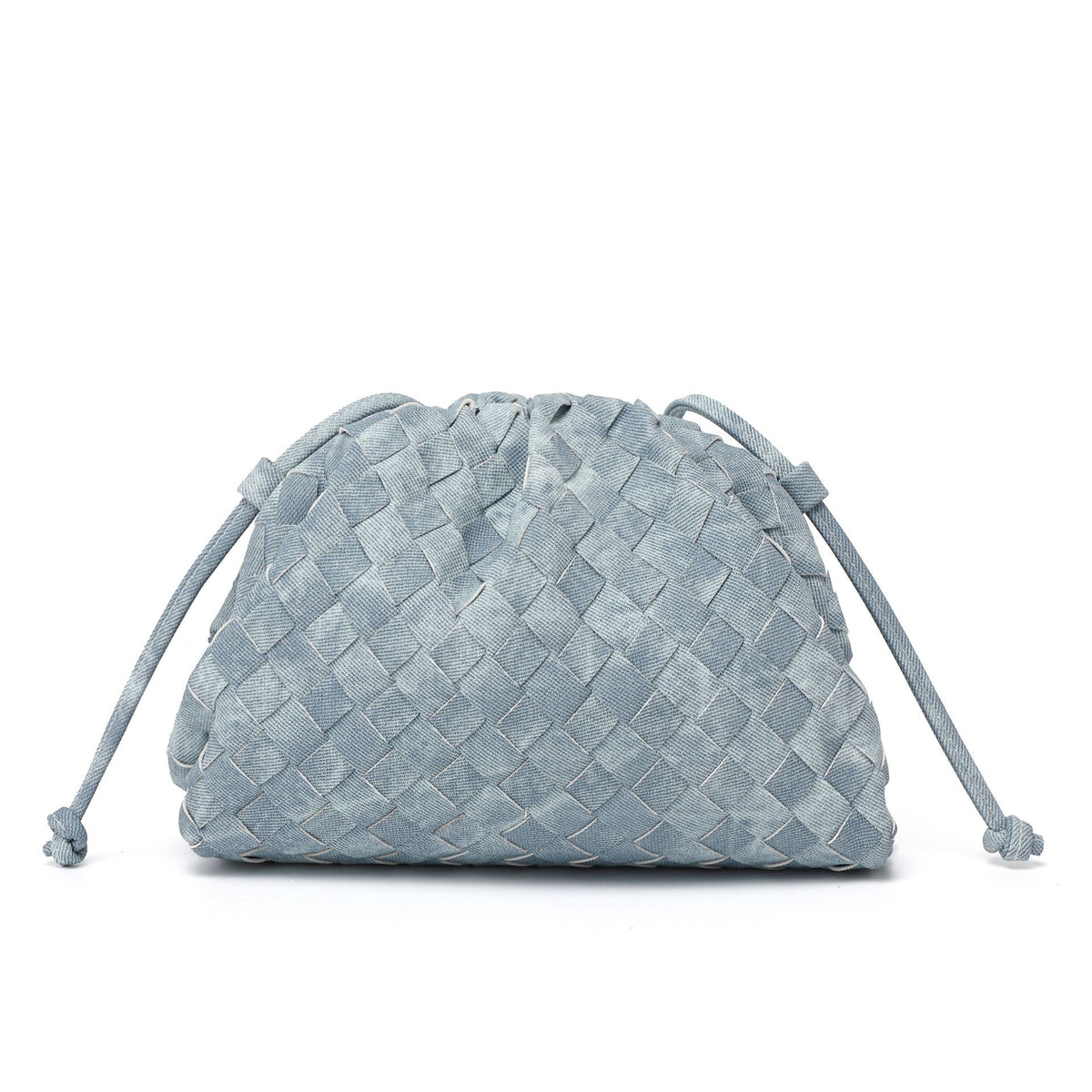 Textured Woven Handheld Clutch Acalora