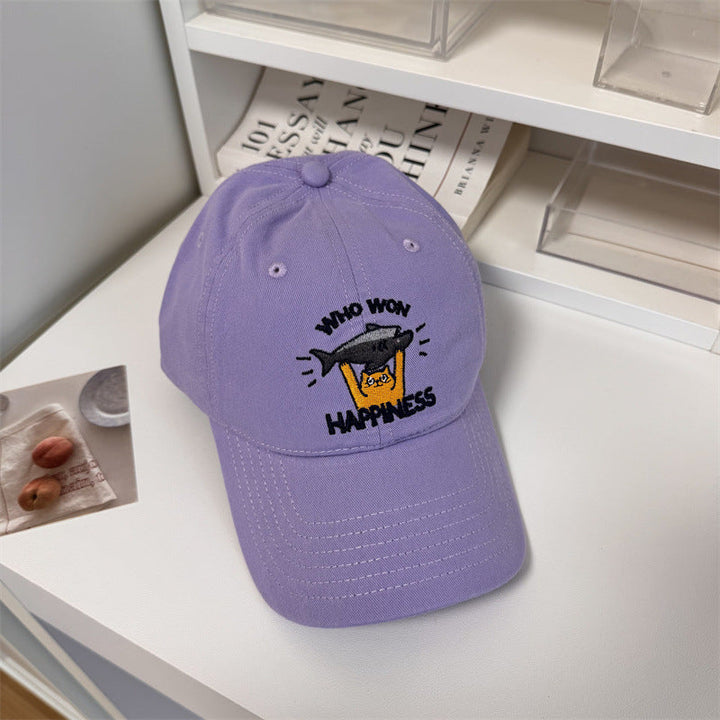 Women's Playful Embroidered Adjustable Baseball Cap Kalsten