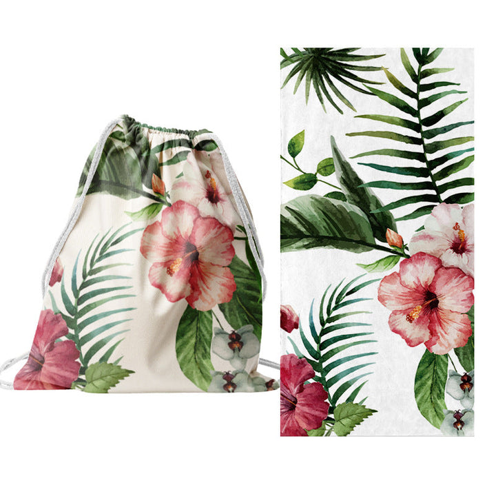 Multifunctional beach set with tote bag and towel Kalsten