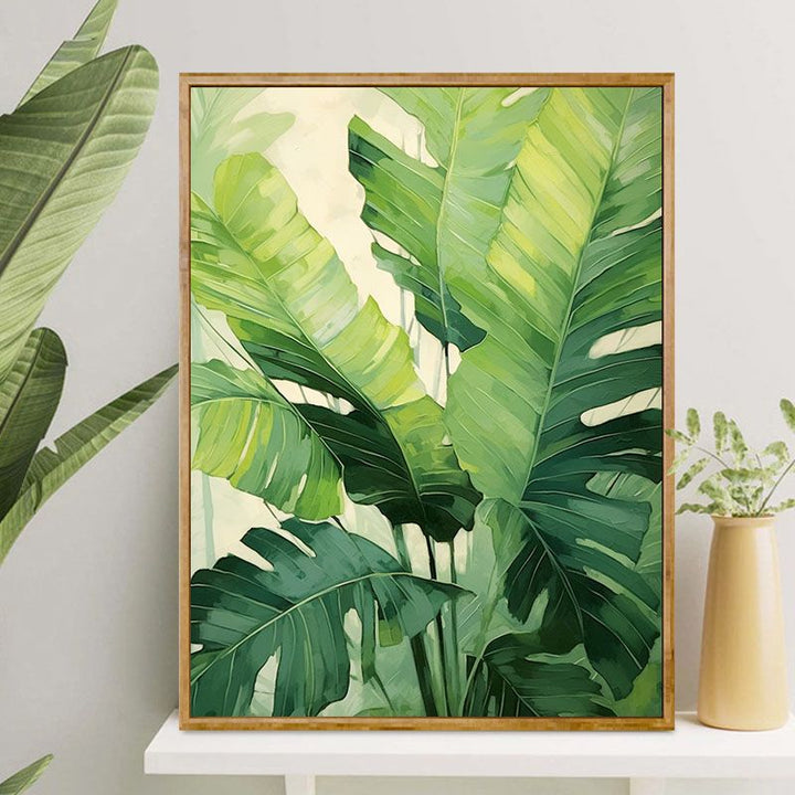 Tropical Leaf Canvas Artwork Kalsten