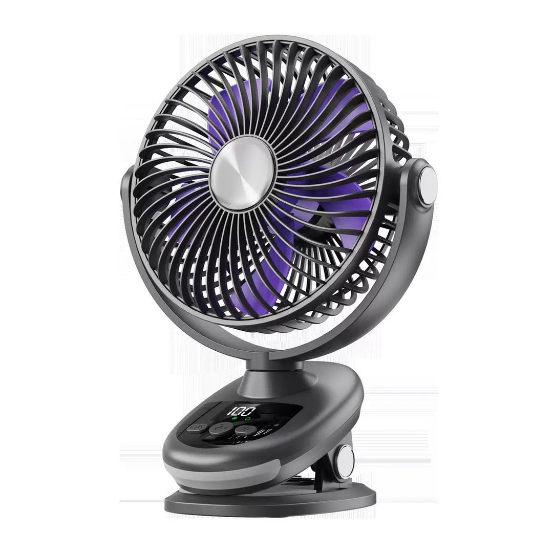 Unisex Portable Table Fan with LED Display and Touch Control Kalsten