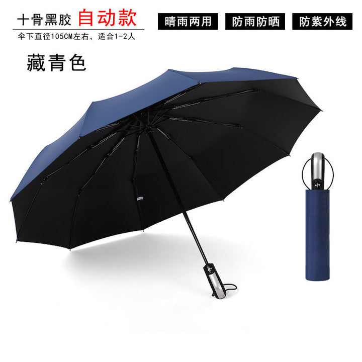 Women’s Automatic Folding Umbrella with Durable Material and Ergonomic Handle Kalsten