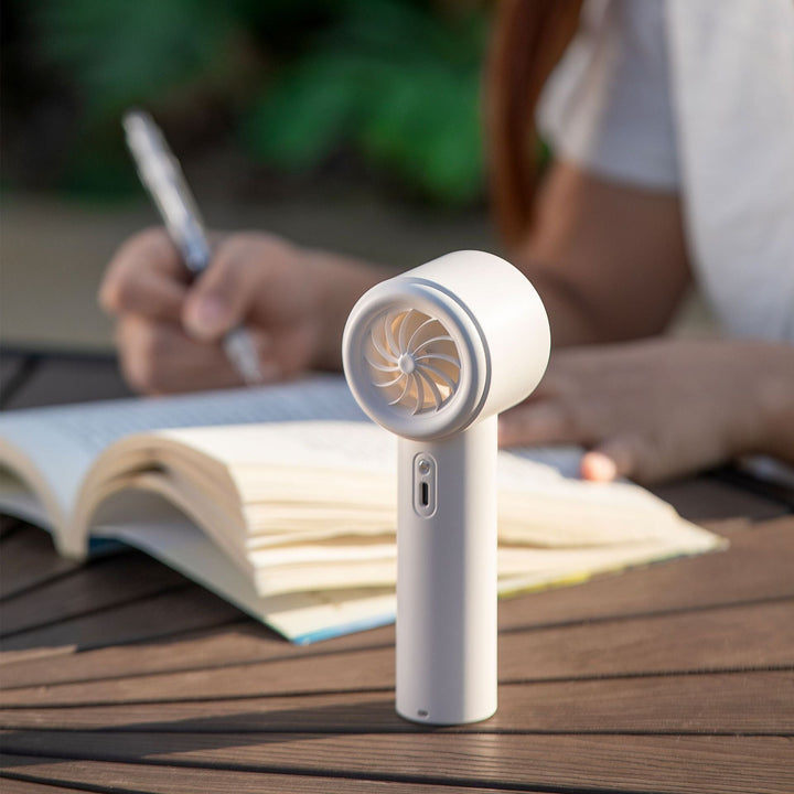 Cooling Multi-Speed Quiet Portable Rechargeable Handheld and Desktop Fan with LED Battery Display Kalsten