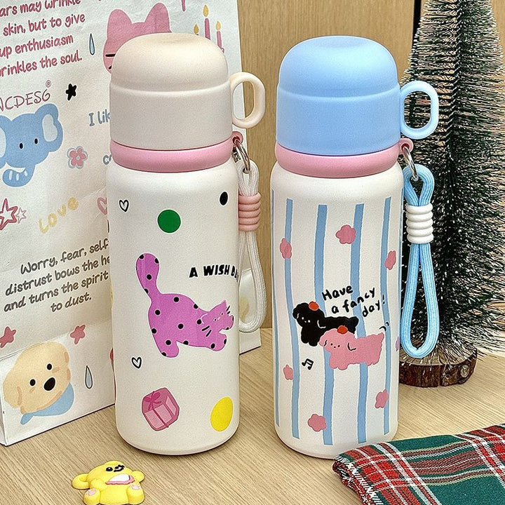 Women's insulated bottle with cheerful polka dot pattern Kalsten