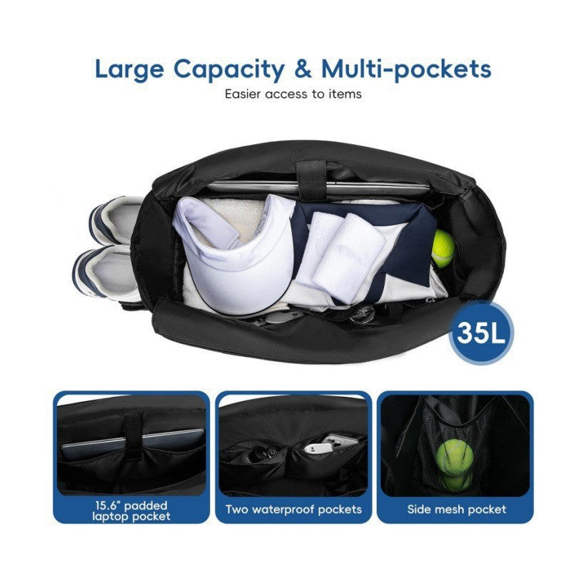 Quilted Tennis Gear Tote Bag Acalora