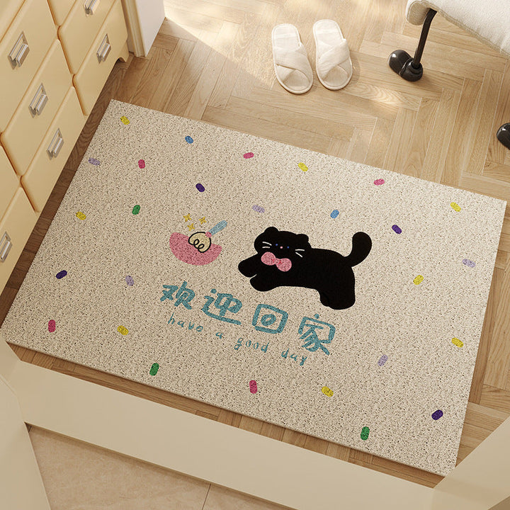 Decorative Cat-Themed Doormat