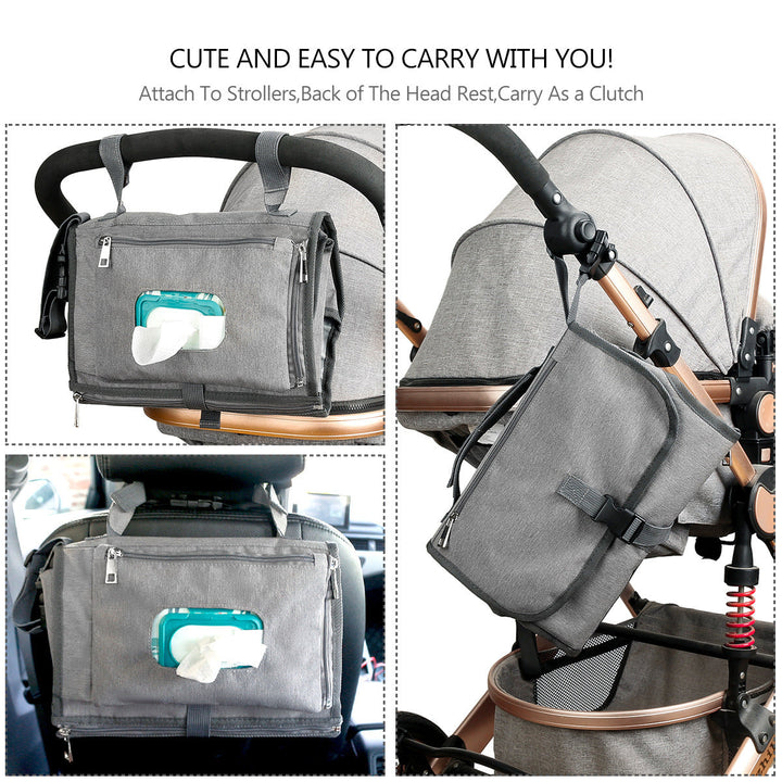Practical changing bag with multifunctional compartments Kalsten