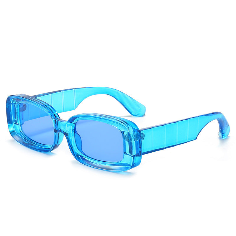 Women's Square Sunglasses with Transparent Frame Kalsten