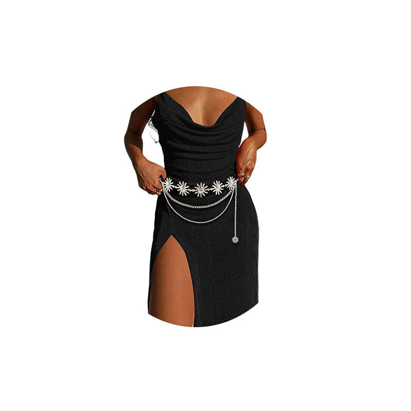 Fashionable Cut-Out Maxi Skirt Kalsten