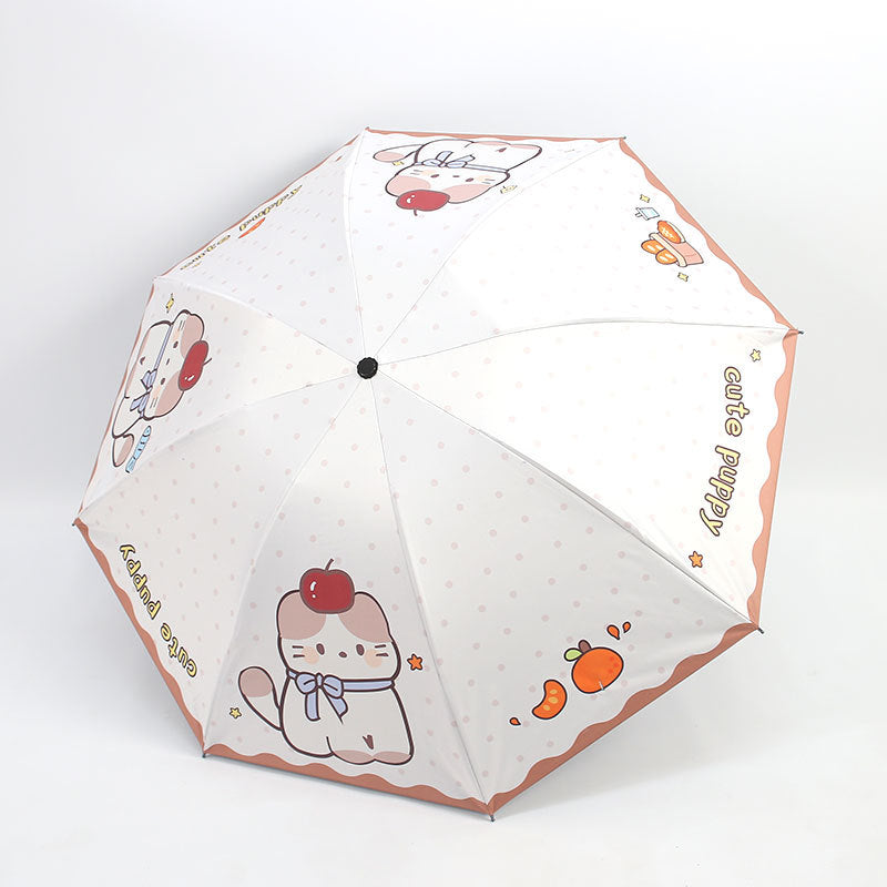 Women's Kawaii Folding Umbrella Kalsten