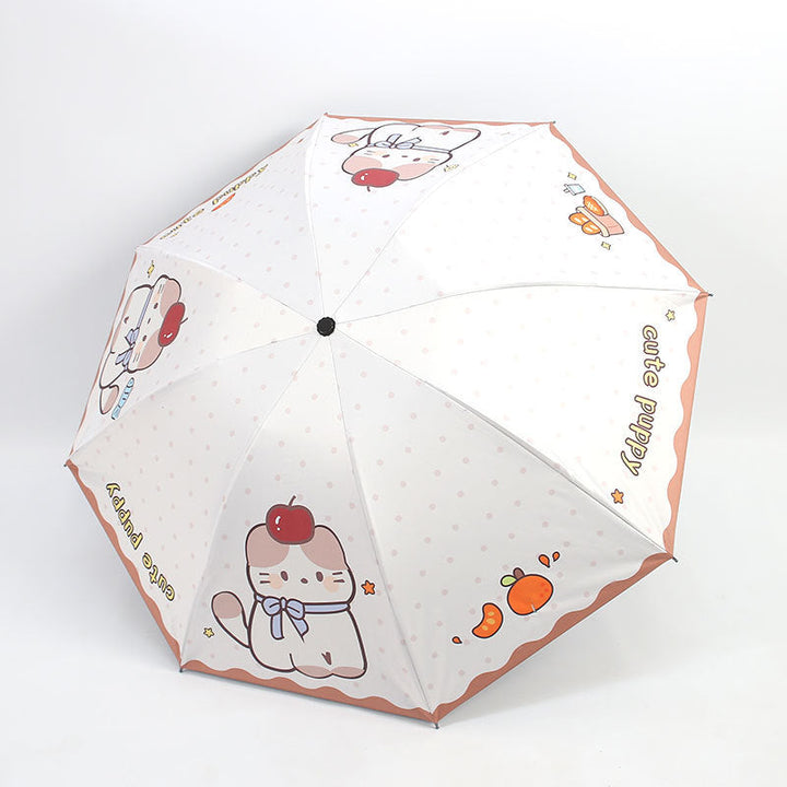 Women's Kawaii Folding Umbrella Kalsten