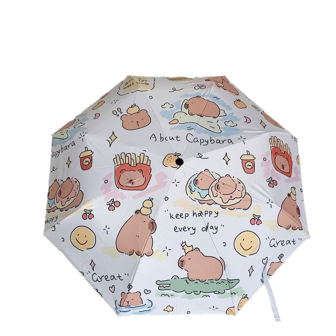 Women's Foldable Umbrella with Animal Motifs Kalsten