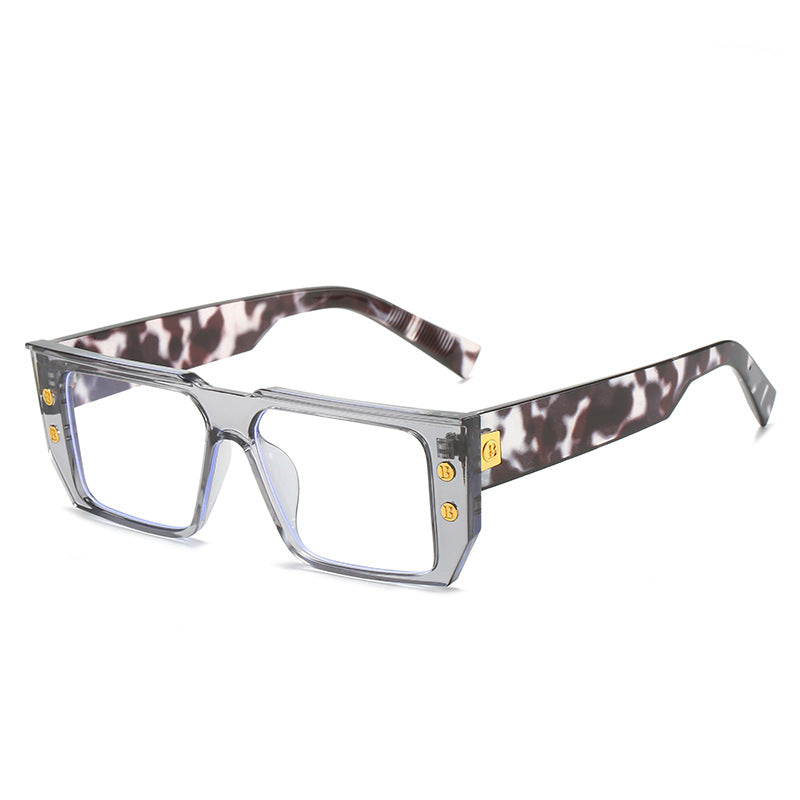 Women's fashionable clear glasses with golden accents Kalsten