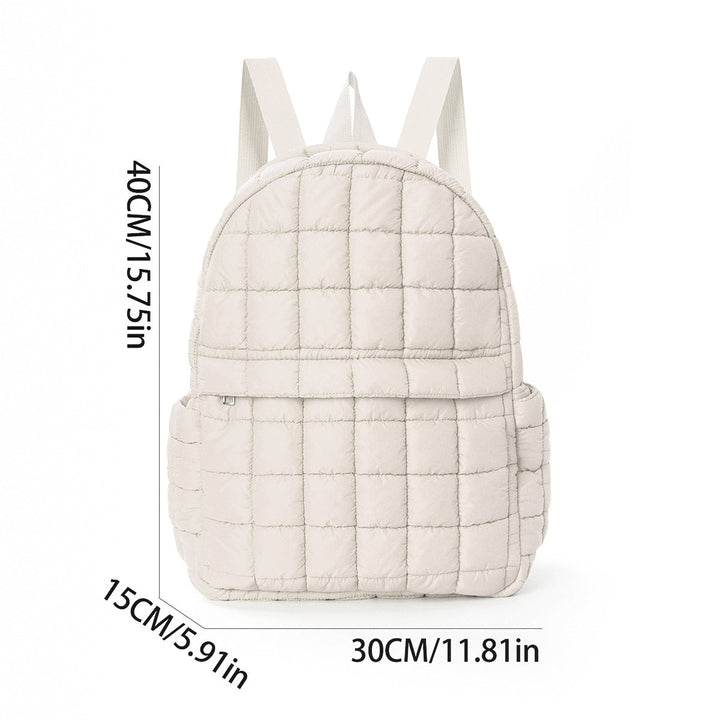 Padded backpack with square design Kalsten