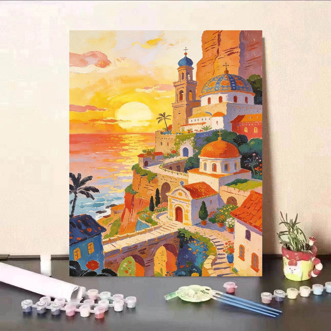 Scenic Sunset Canvas Art Kalsten