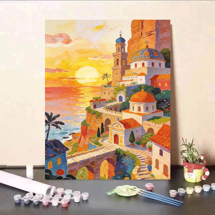 Scenic Sunset Canvas Art Kalsten