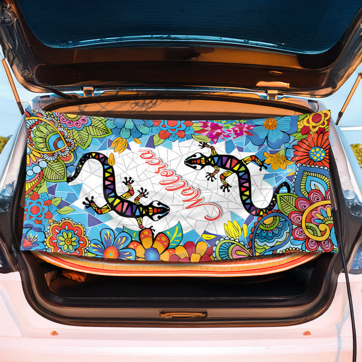 Trunk mat in creative flamingo design Kalsten