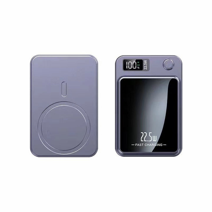 Portable charger with wireless fast charging capability and digital display Kalsten