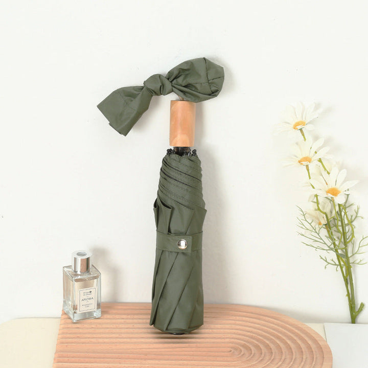 Ladies elegant garden folding umbrella with floral design Kalsten