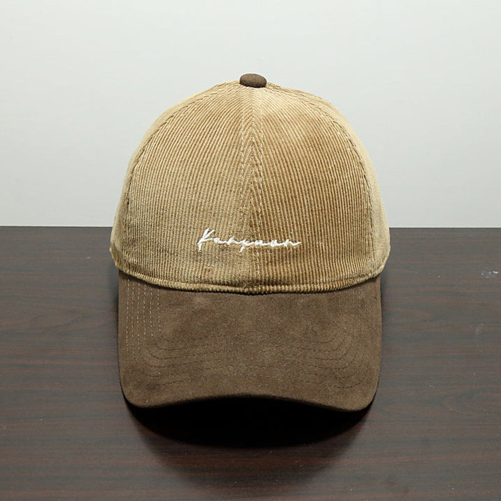 Men's Textured Corduroy Baseball Cap Kalsten