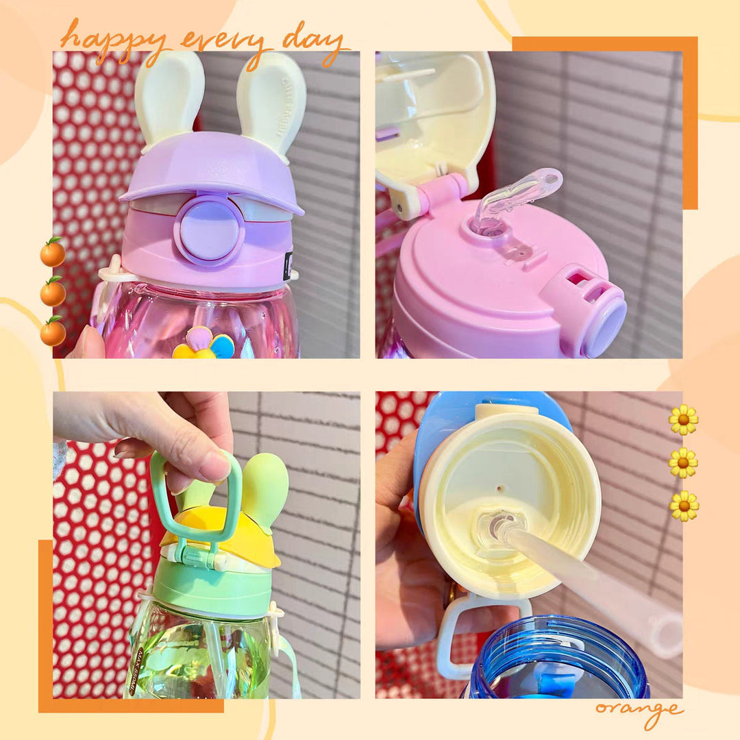 Ladies Stylish Water Bottle with Bunny Lid Kalsten