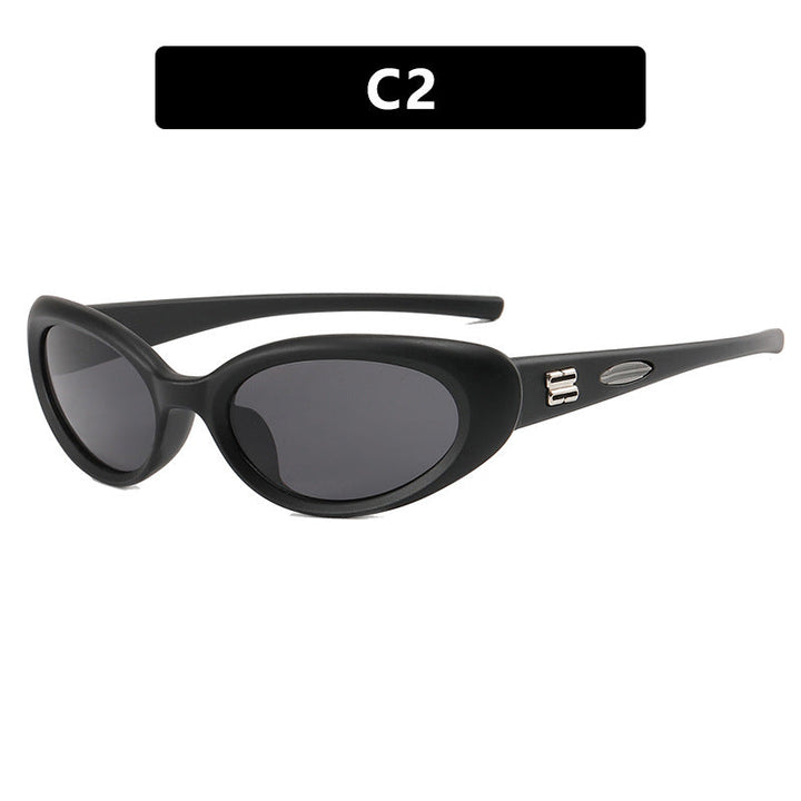 Women's fashionable sunglasses with an exceptional shape and contrasting color accents Kalsten