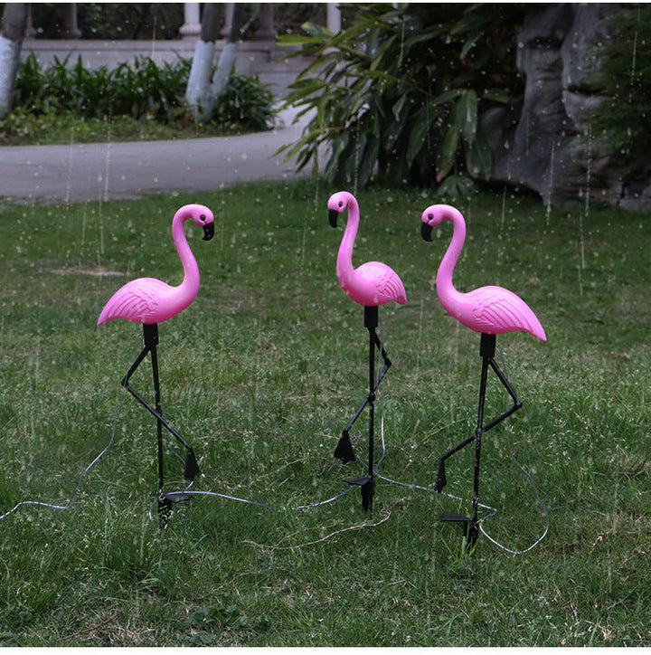 Articulated Flamingo Lawn Stake LED Accent Light With Adjustable Arm Kalsten