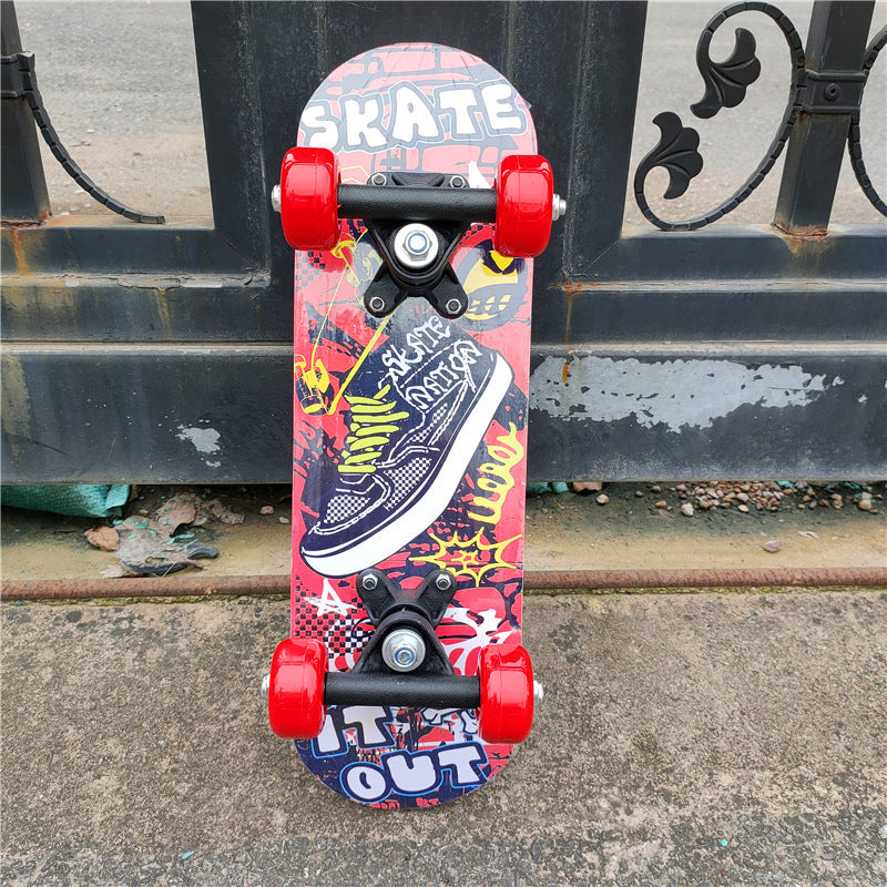 Cartoon-Themed Mini Skateboard Kalsten