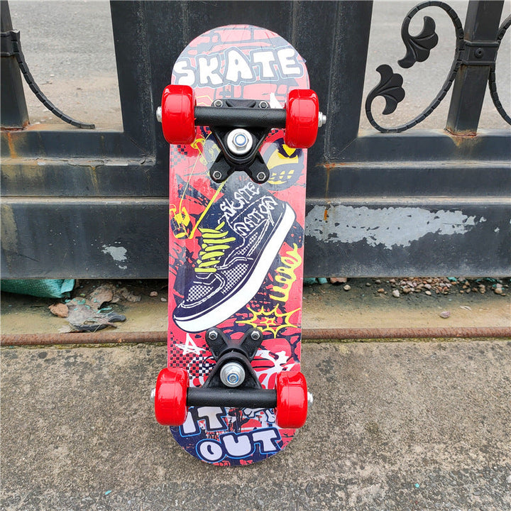 Cartoon-Themed Mini Skateboard Kalsten