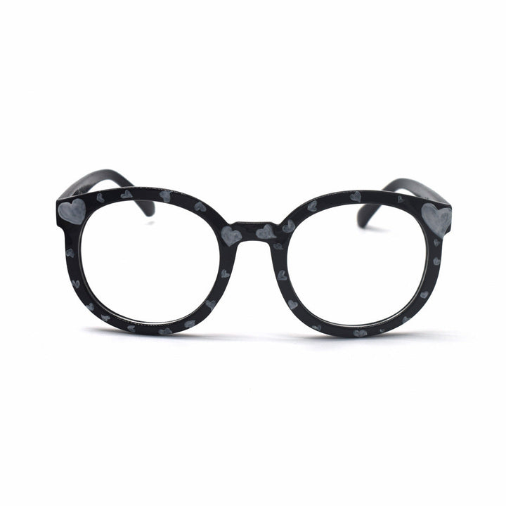Trendy Heart-Printed Cat-Eye Glasses Kalsten