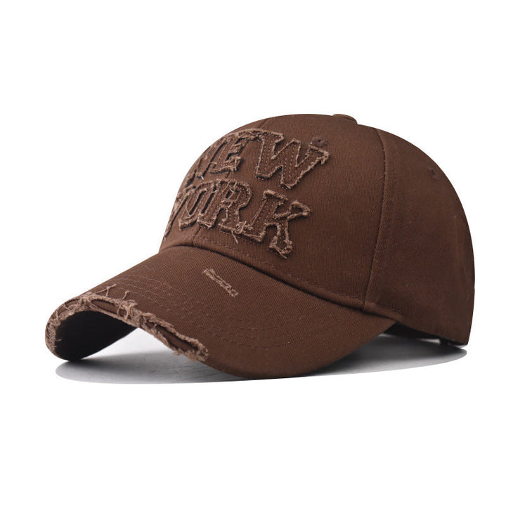 Women's Distressed Embroidered Baseball Cap Kalsten
