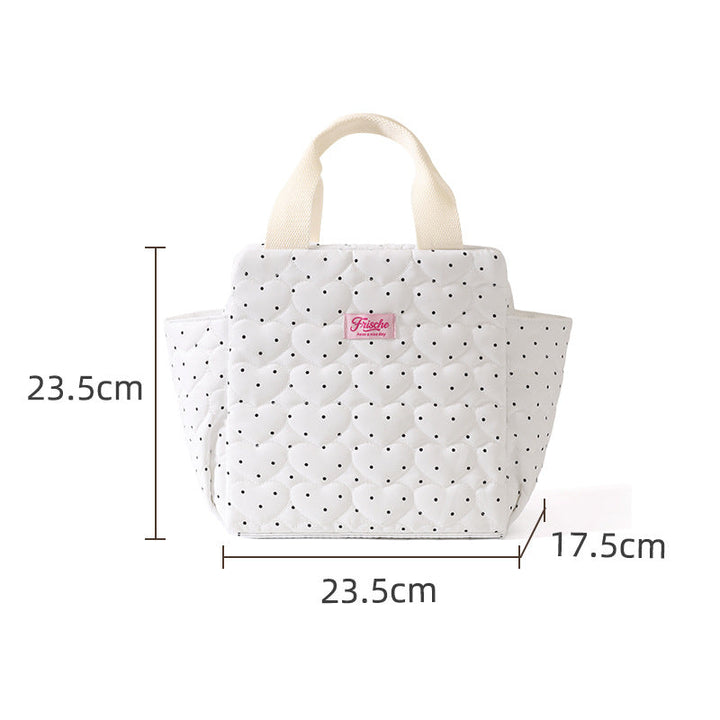 Quilted Floral Lunch Tote Kalsten