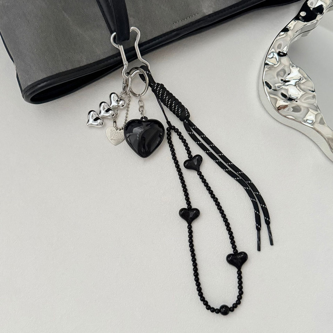 Elegant Heart Charm Keychain Kalsten