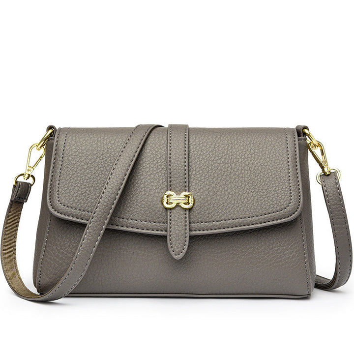 Elegant Faux Leather Crossbody Bag Kalsten