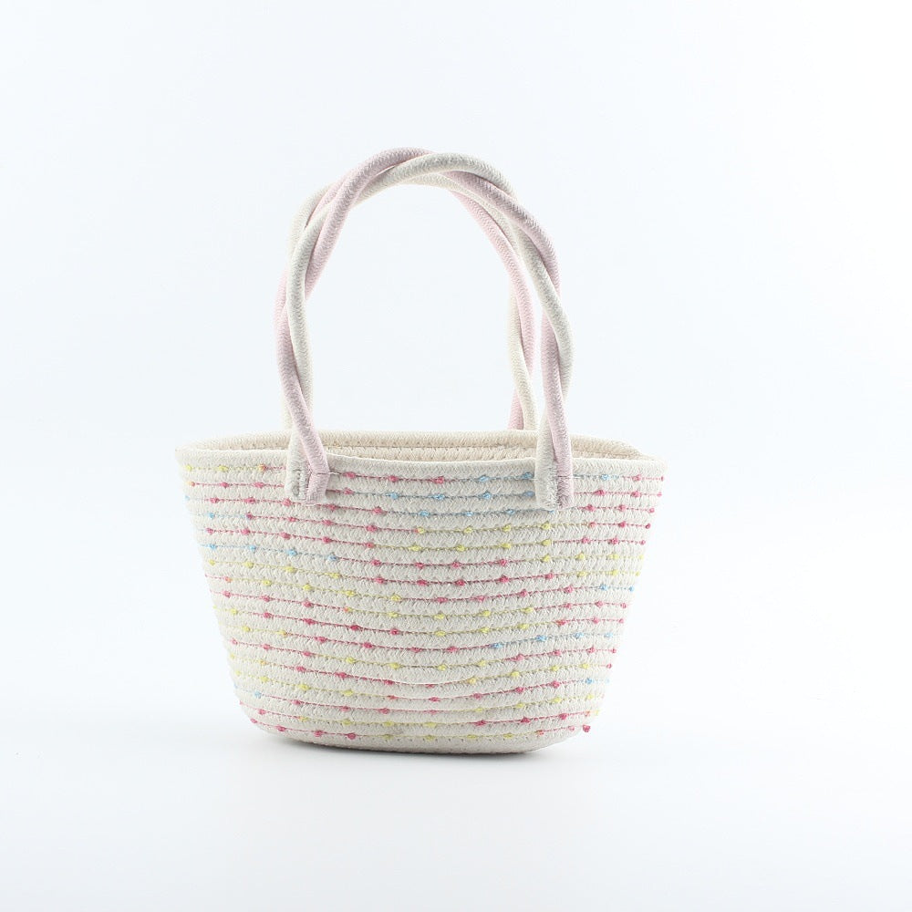 Fashionable straw bag with colorful accents Kalsten