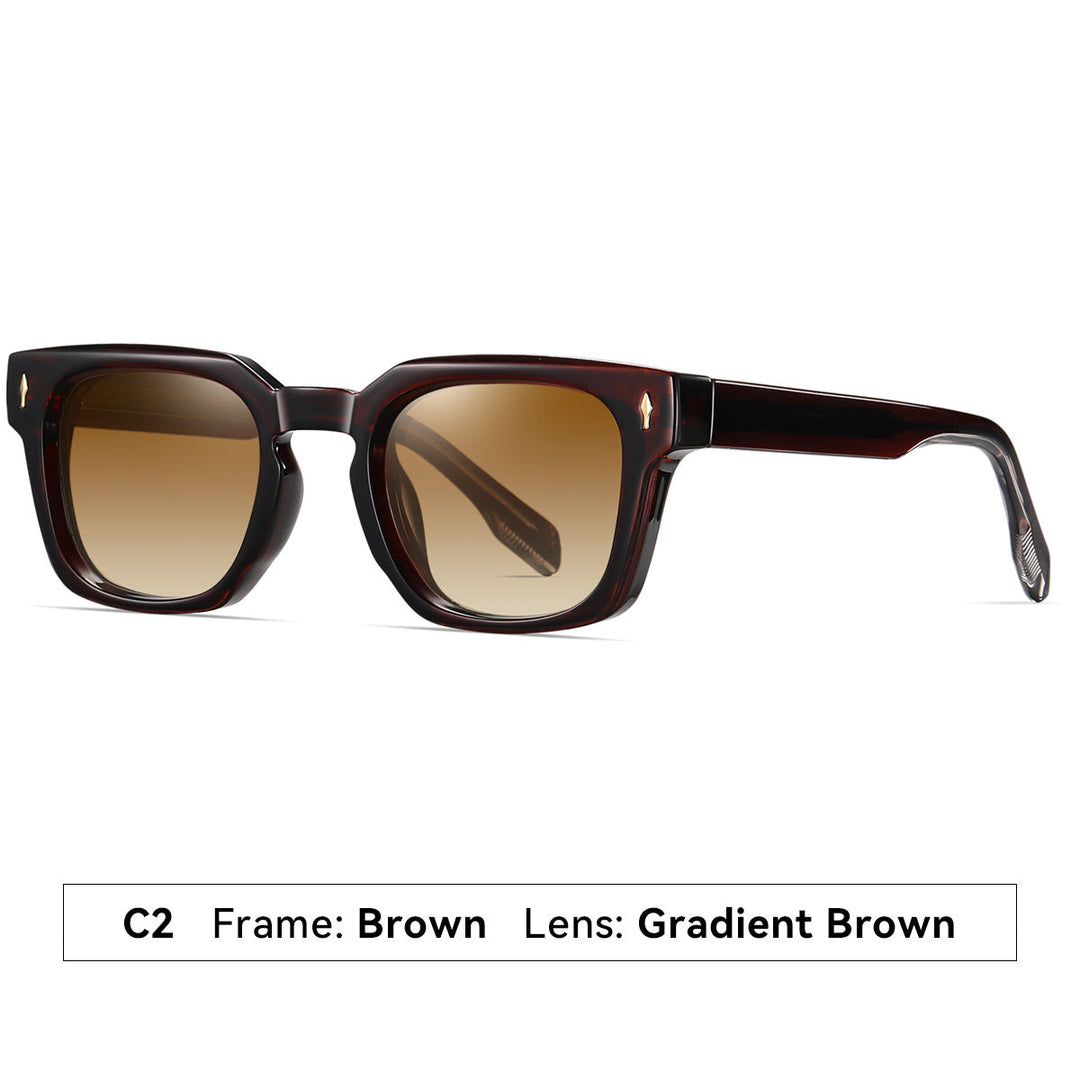 Women's fashionable sunglasses with square frame and gradient lenses Kalsten