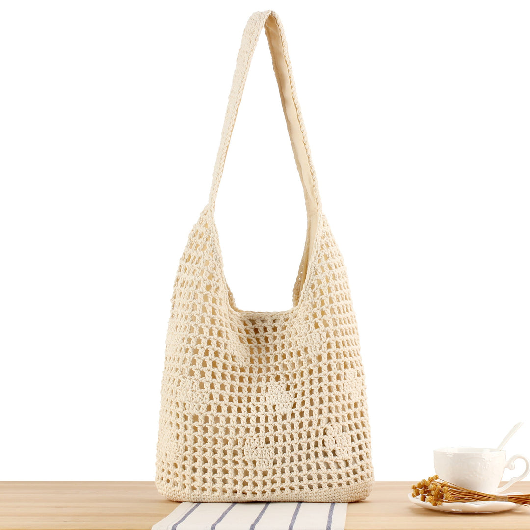 Handbag Made of Handwoven Natural Material Kalsten