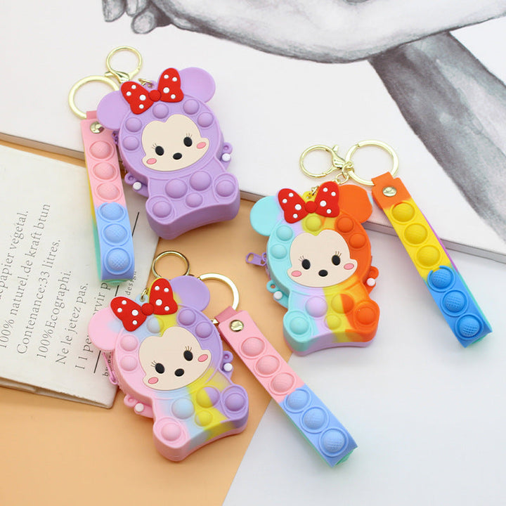 Women's Keychain with Pop It Design Kalsten