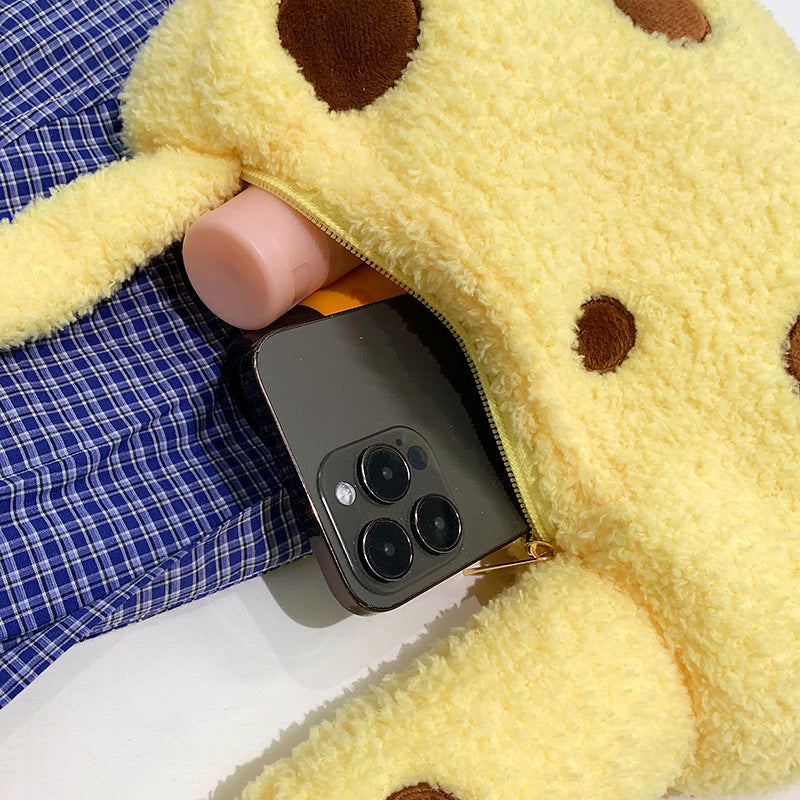 Plush Shoulder Bag in Giraffe Design Kalsten