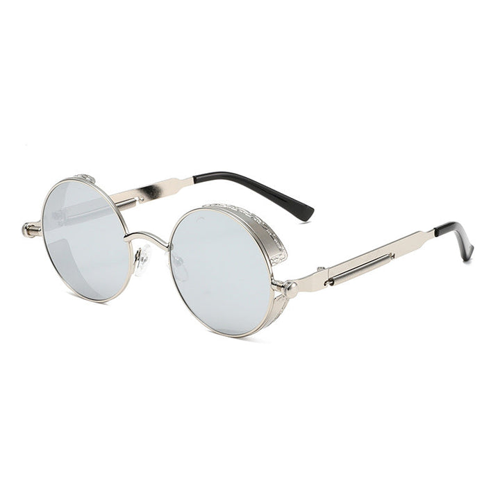 Ladies Round Sunglasses with High-Quality Metal Frame Kalsten