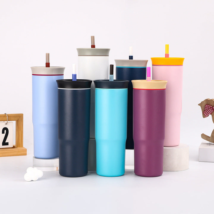 Ladies Insulated Drinking Cup with Flexible Straw Kalsten