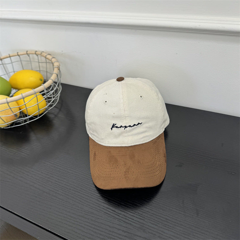 Men's Corduroy Brimmed Baseball Cap Kalsten